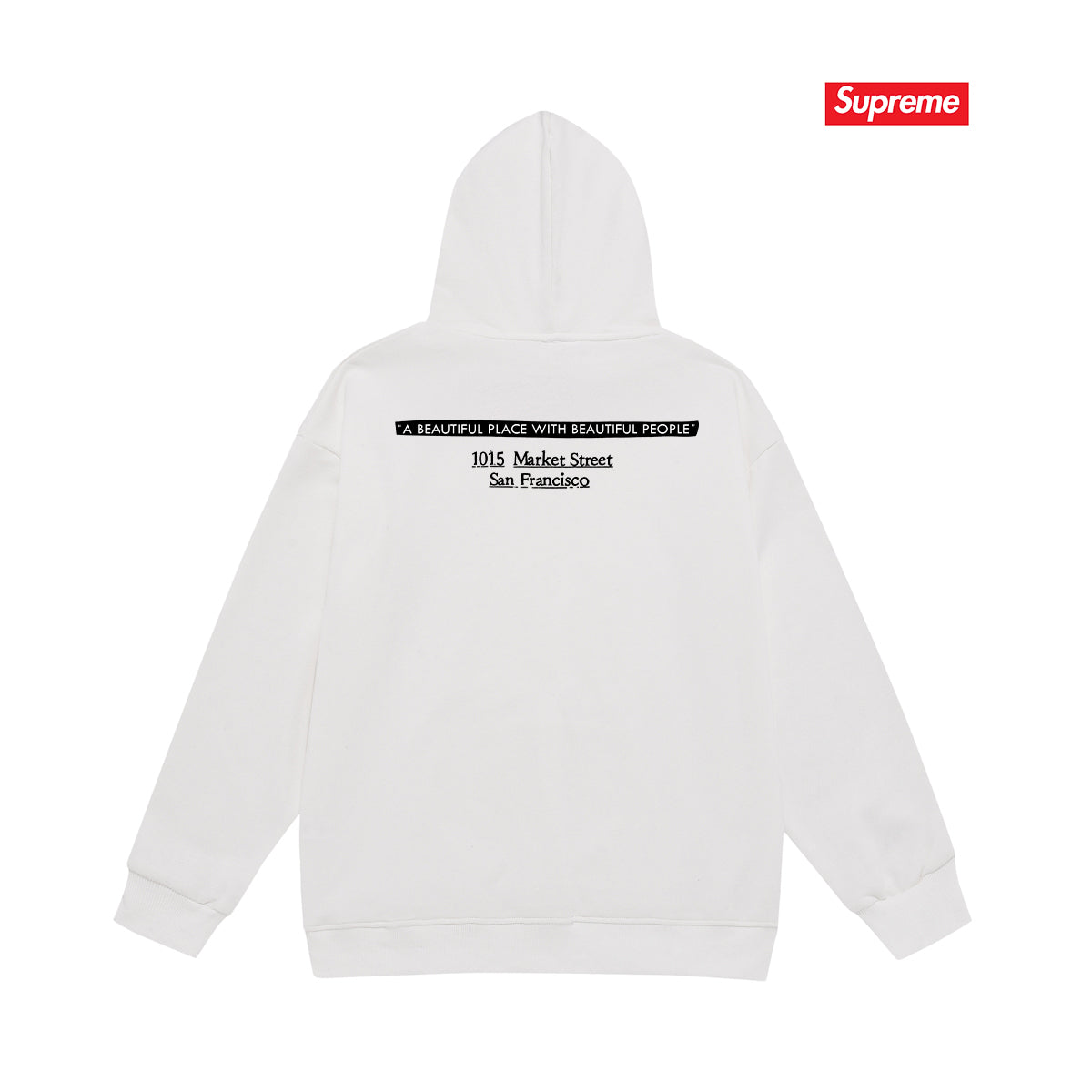 Oversized Logo Print Hoodie