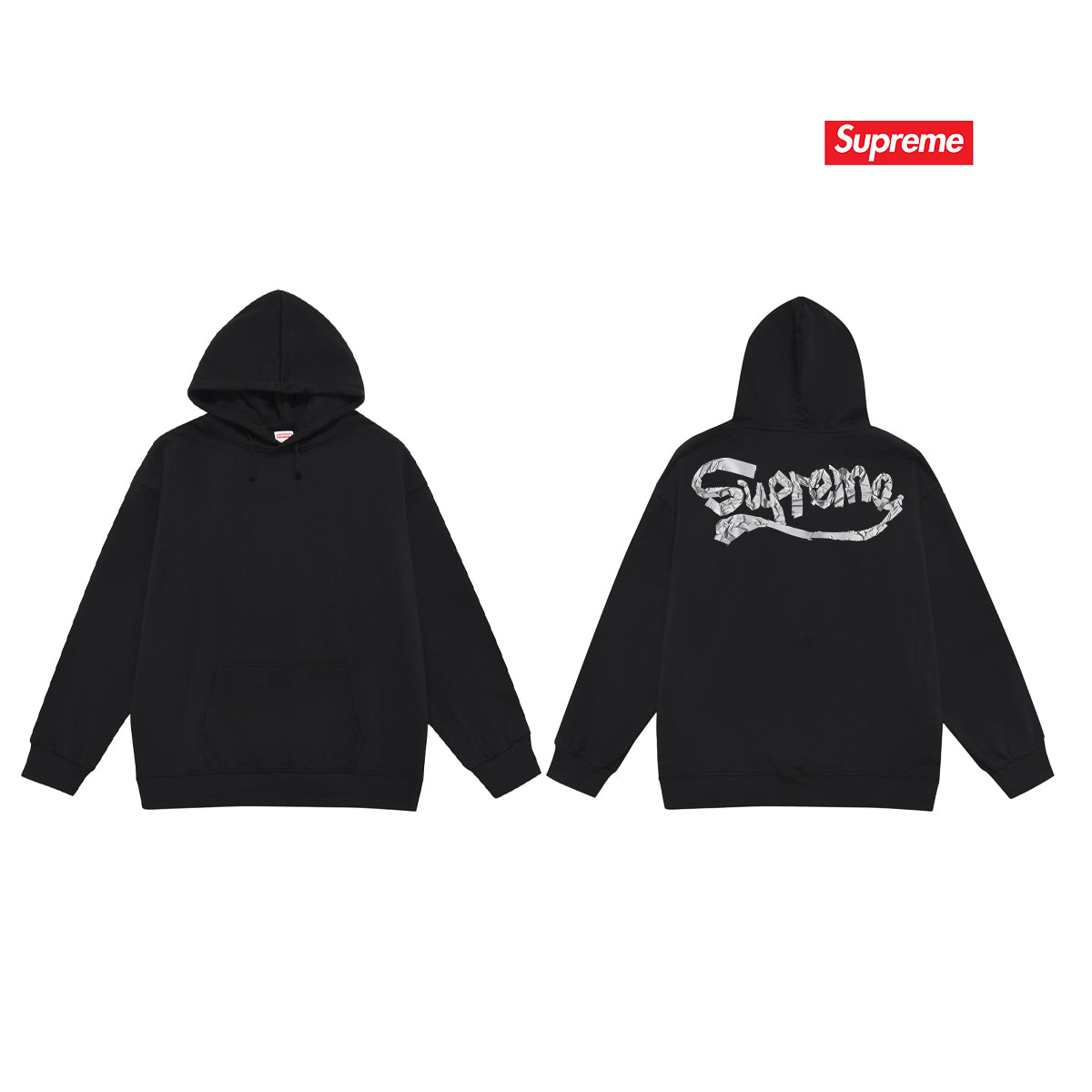Heavyweight Logo Print Hoodie