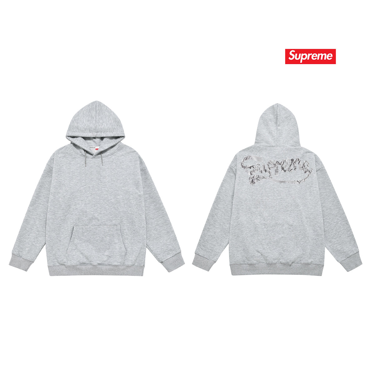 Heavyweight Logo Print Hoodie