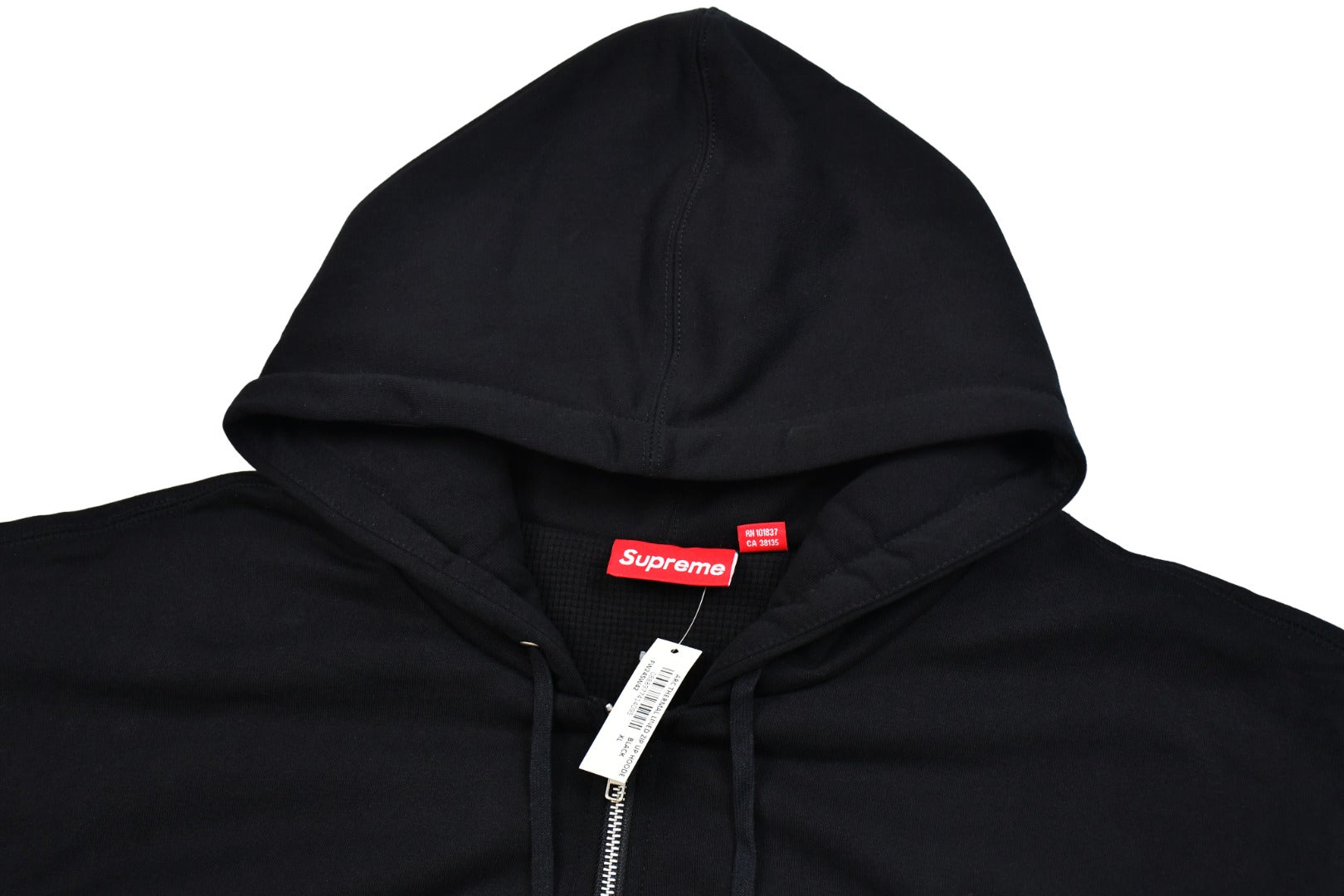 Thermal Waffle Knit Double-Layer Hoodie