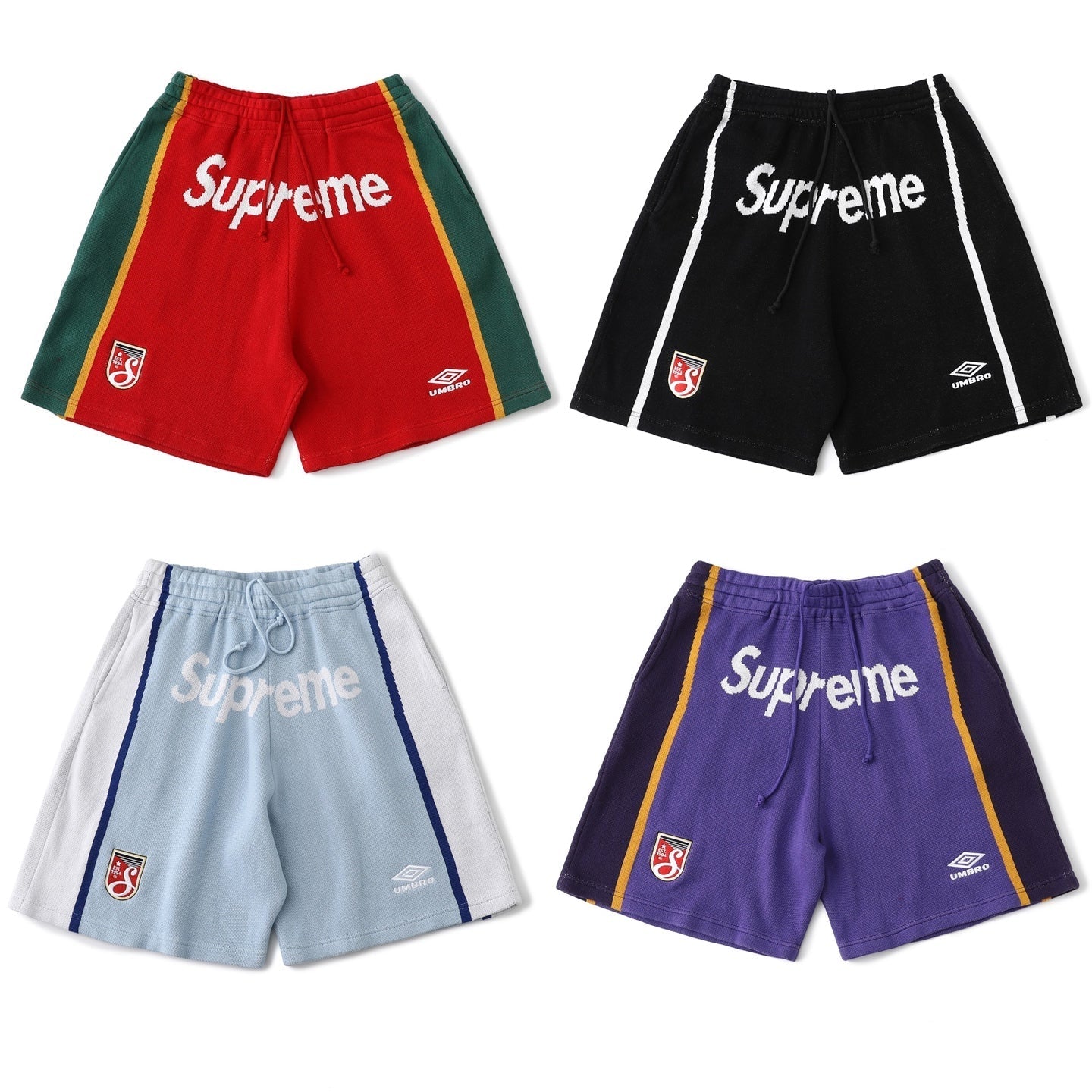 Knit Spliced American Shorts – Unisex
