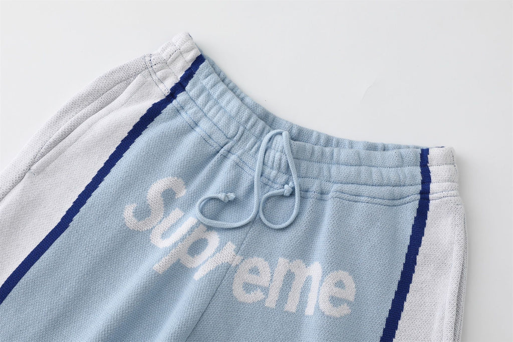Knit Spliced American Shorts – Unisex