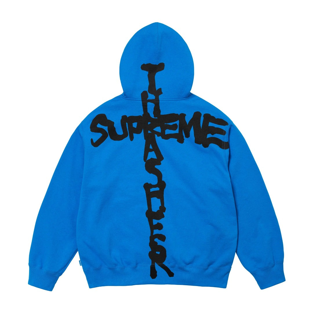 Supreme x Thrasher FW24 Flame Print Zip Hoodie