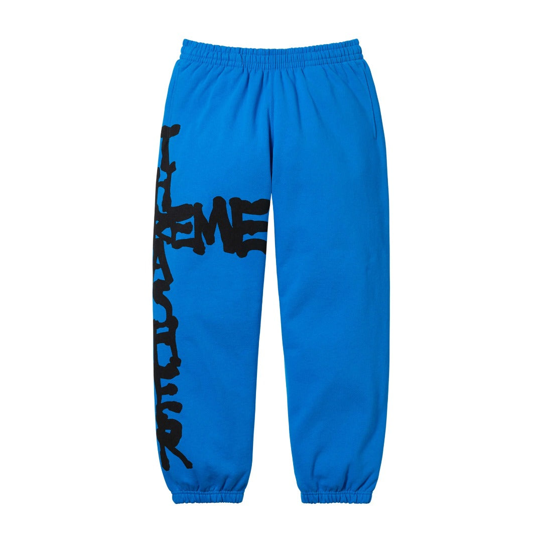 Supreme x Thrasher FW24 Flame Print Fleece Sweatpants