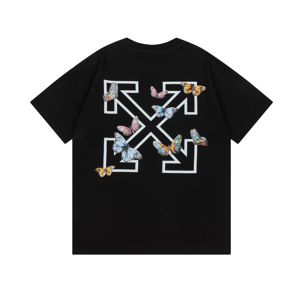 New Butterfly-Print T-Shirt