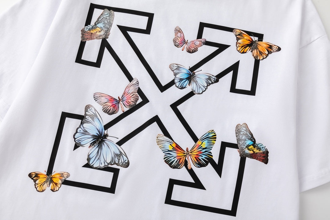 New Butterfly-Print T-Shirt