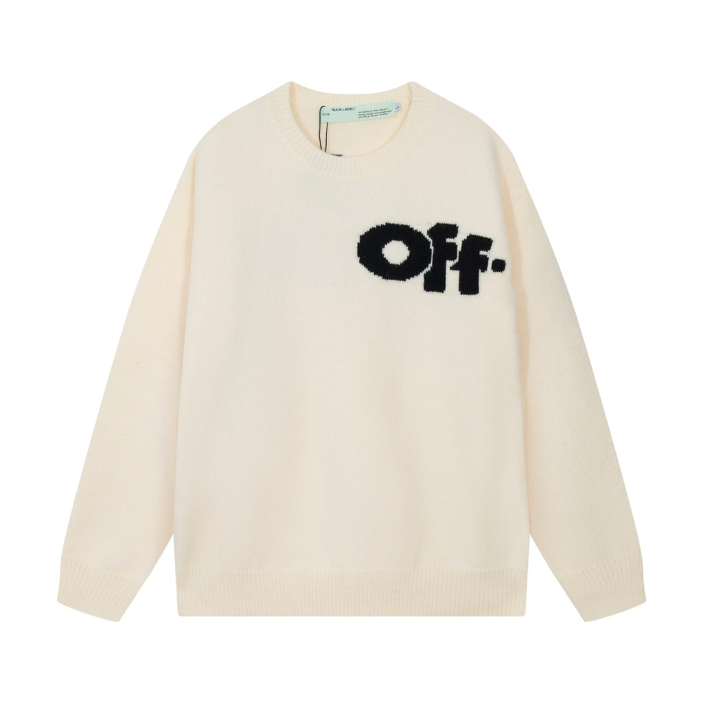 Oversized Letter Print Crewneck Sweatshirt