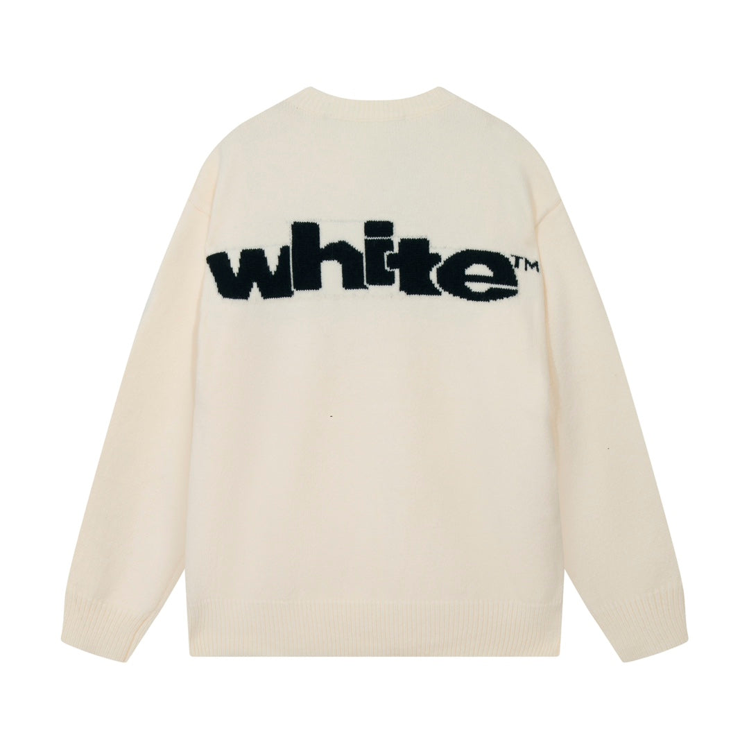 Oversized Letter Print Crewneck Sweatshirt