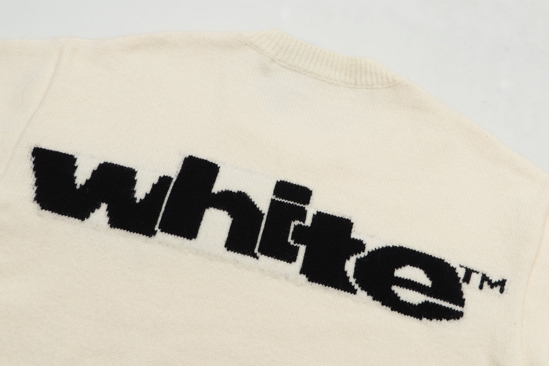 Oversized Letter Print Crewneck Sweatshirt