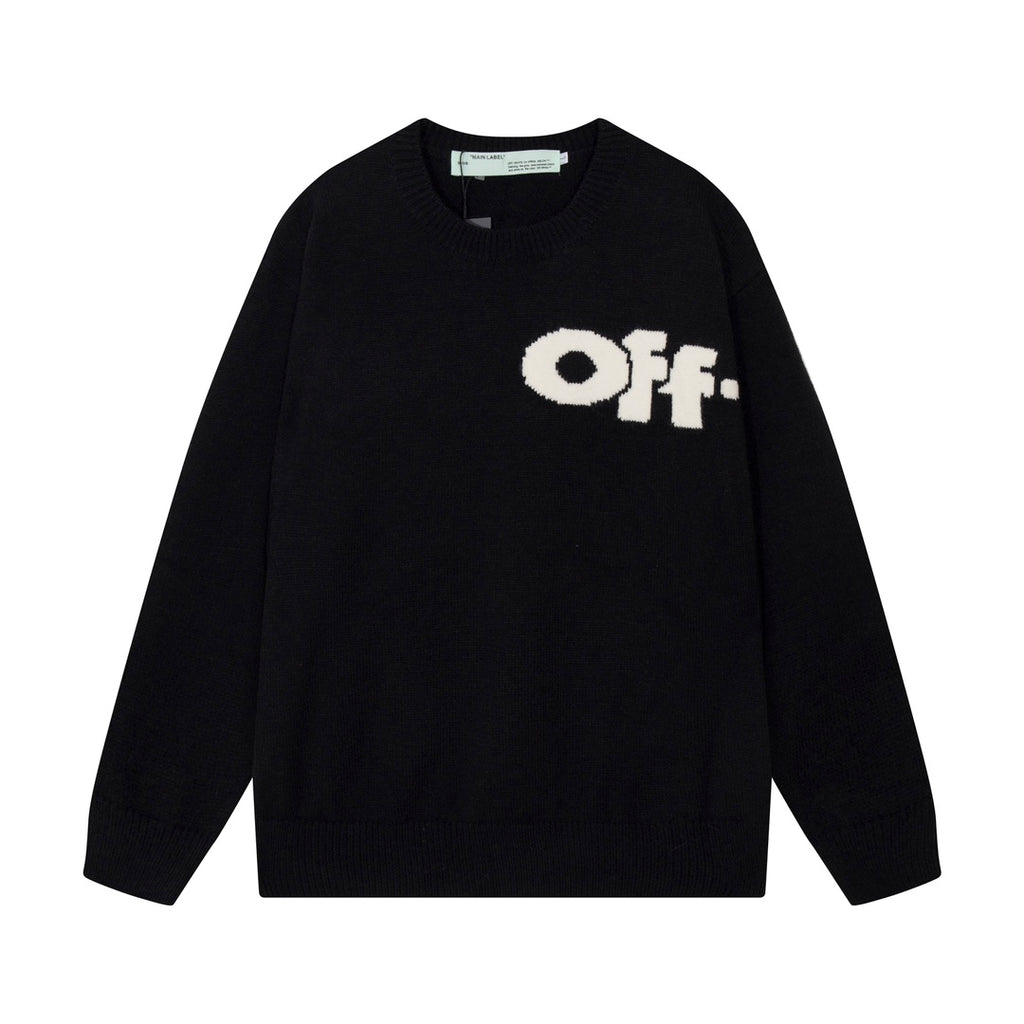 Oversized Letter Print Crewneck Sweatshirt
