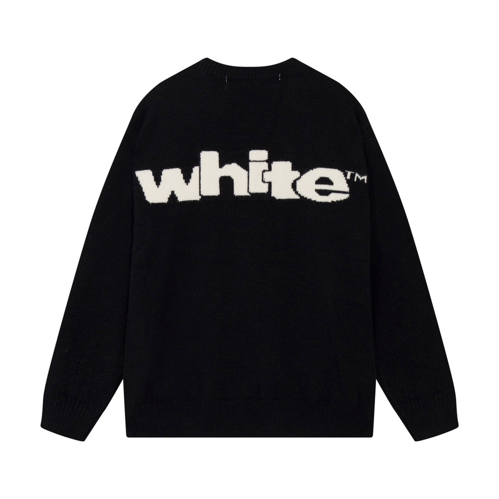 Oversized Letter Print Crewneck Sweatshirt