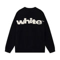 Oversized Letter Print Crewneck Sweatshirt