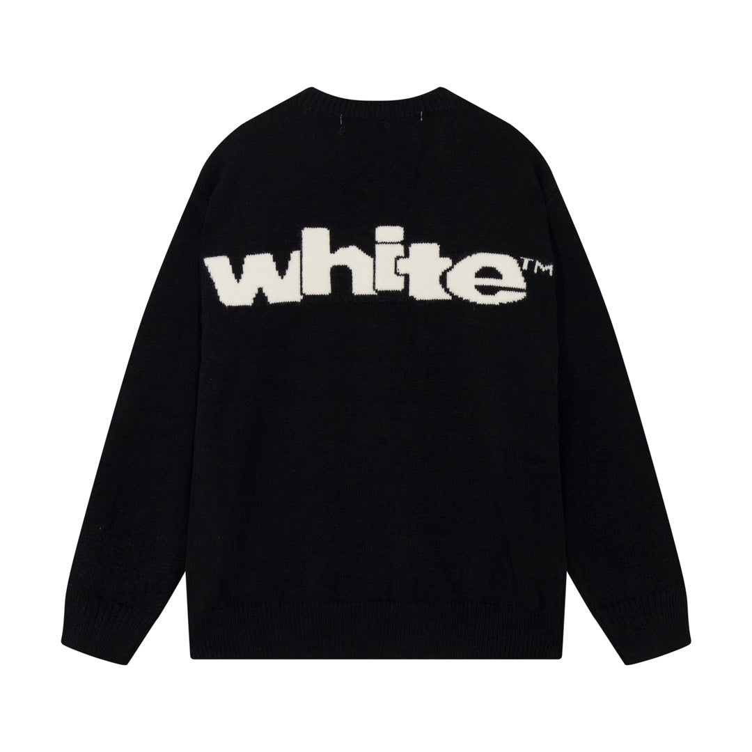 Oversized Letter Print Crewneck Sweatshirt