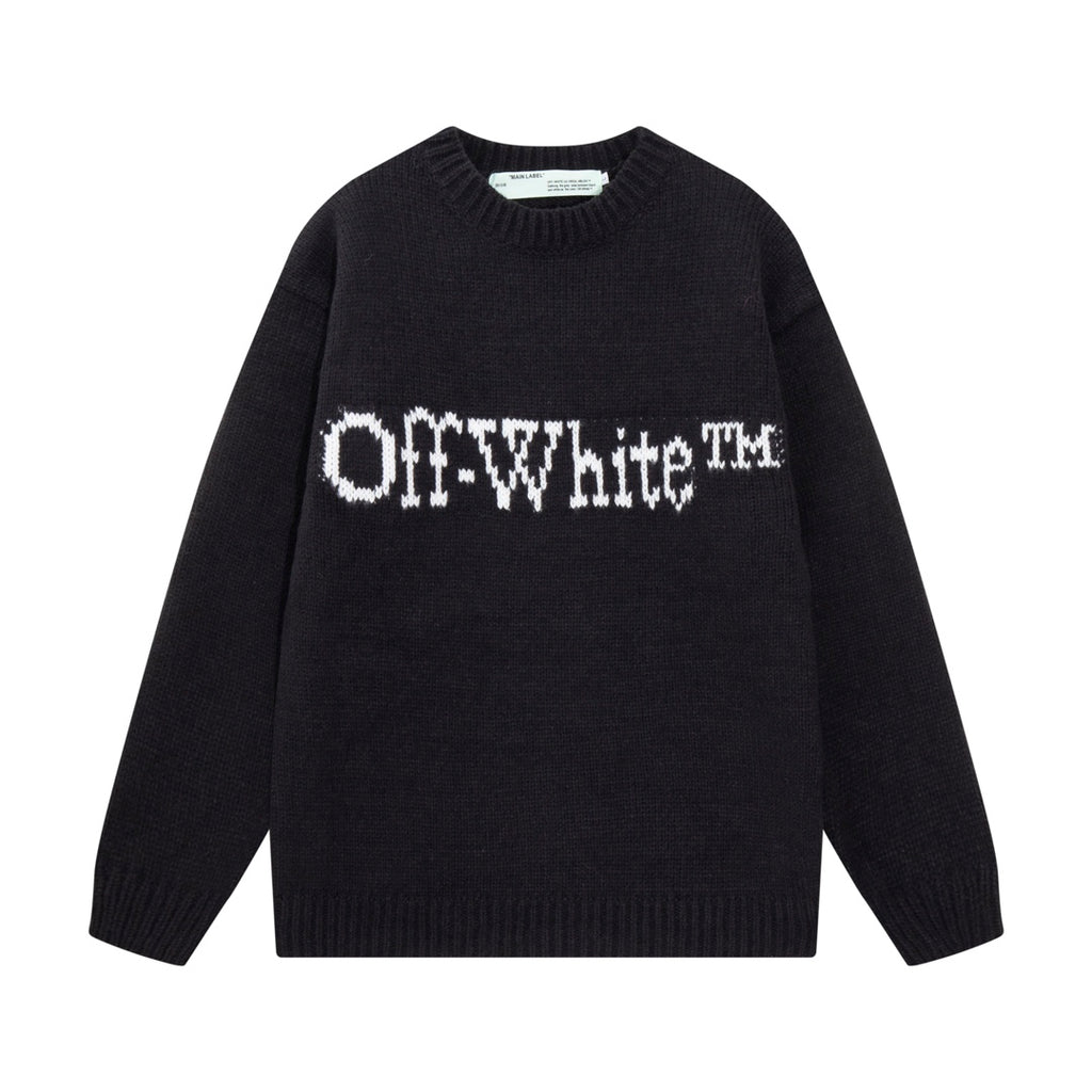 Oversized Letter Print Crewneck Sweatshirt