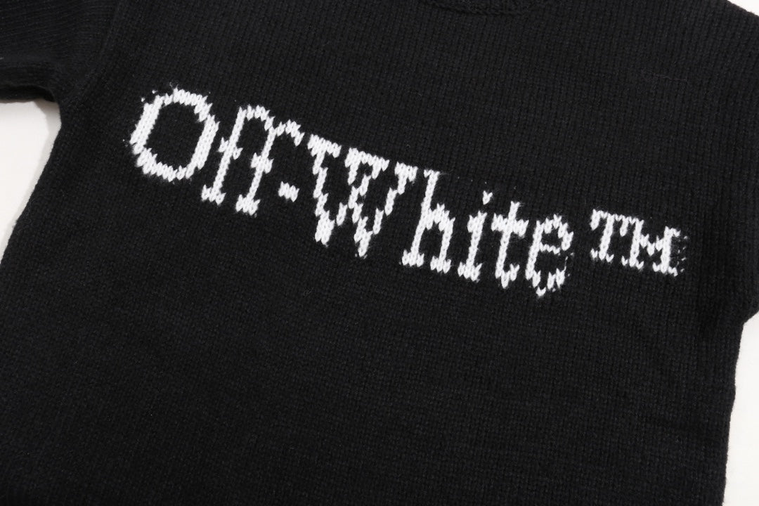 Oversized Letter Print Crewneck Sweatshirt