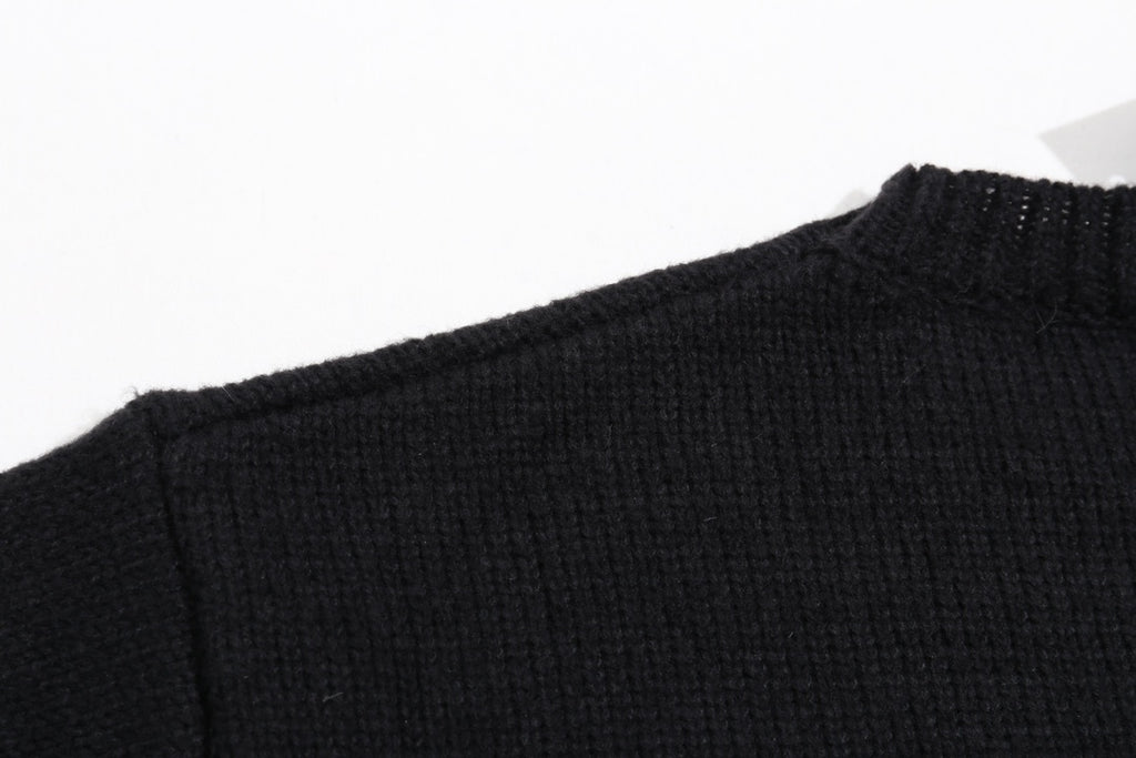 Oversized Letter Print Crewneck Sweatshirt