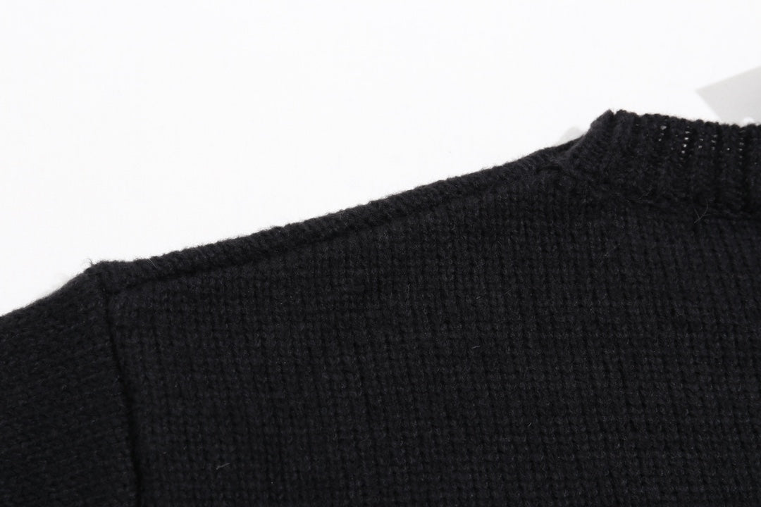 Oversized Letter Print Crewneck Sweatshirt