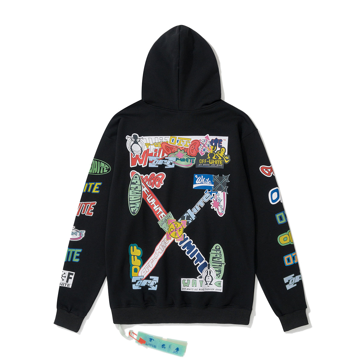 Digital Print Cotton Pullover Hoodie