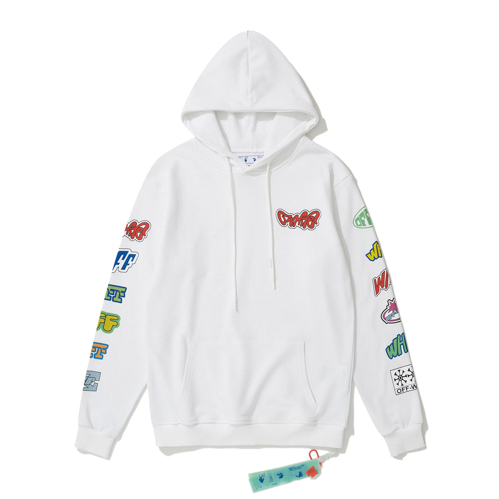 Digital Print Cotton Pullover Hoodie