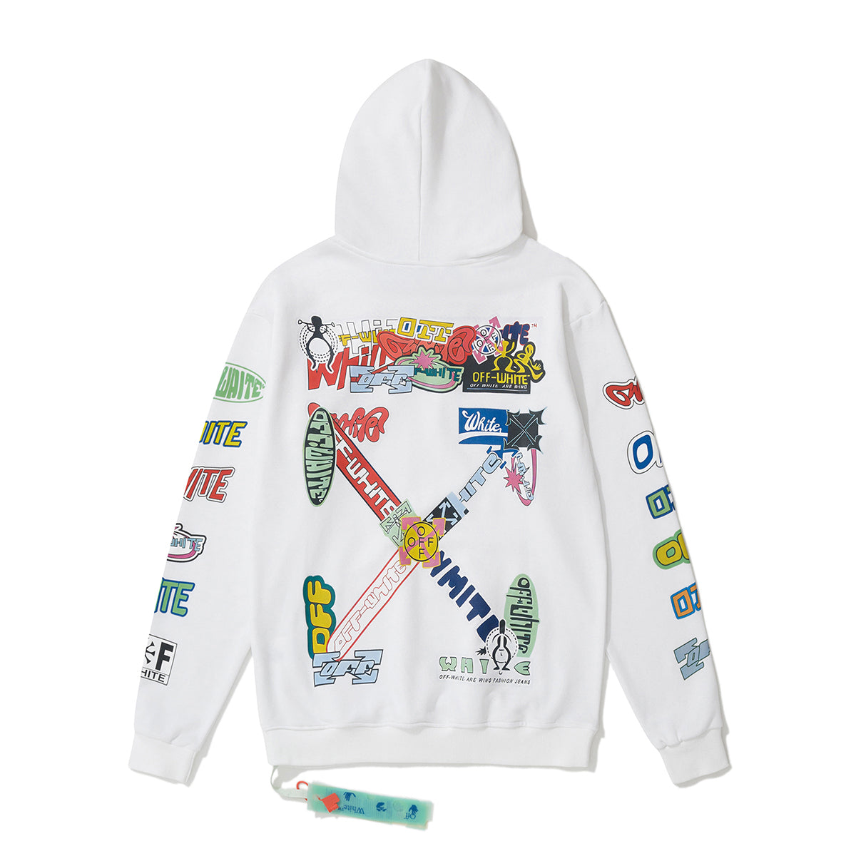 Digital Print Cotton Pullover Hoodie