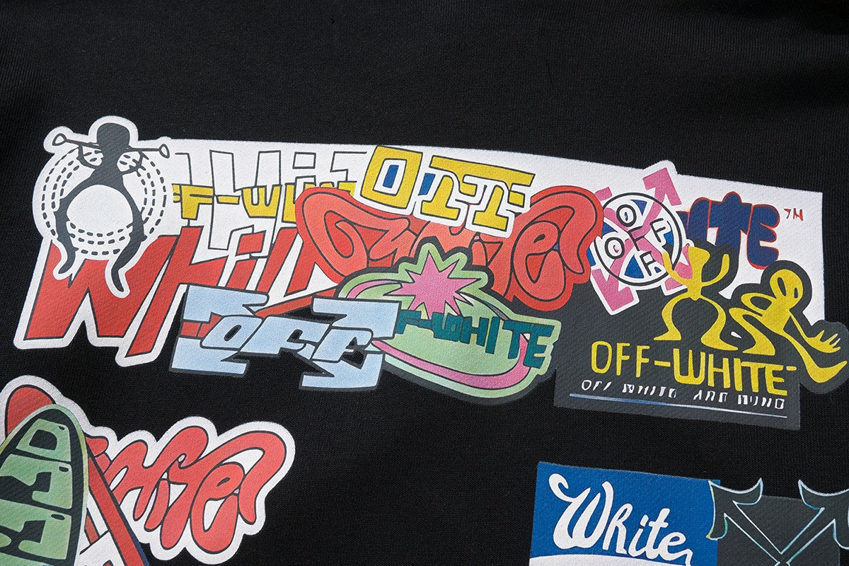 Digital Print Cotton Pullover Hoodie