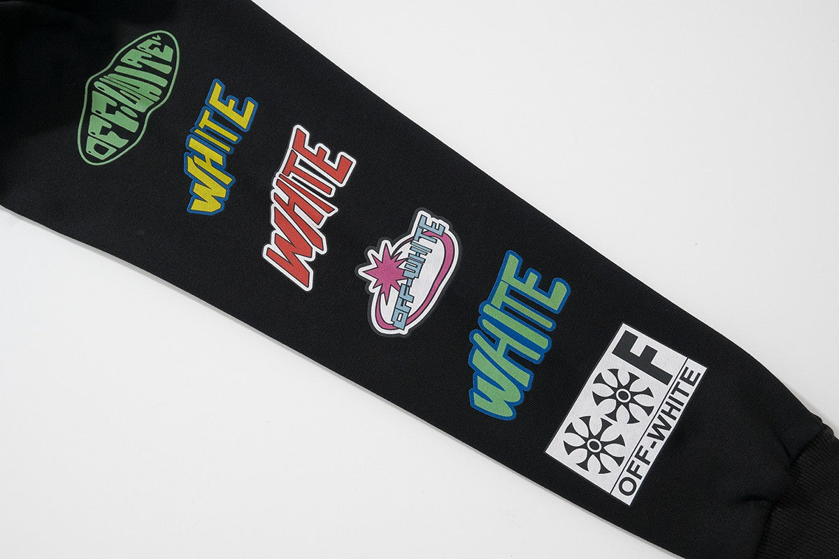 Digital Print Cotton Pullover Hoodie