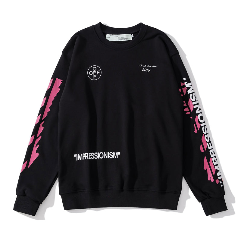 Number Print Crewneck Sweatshirt