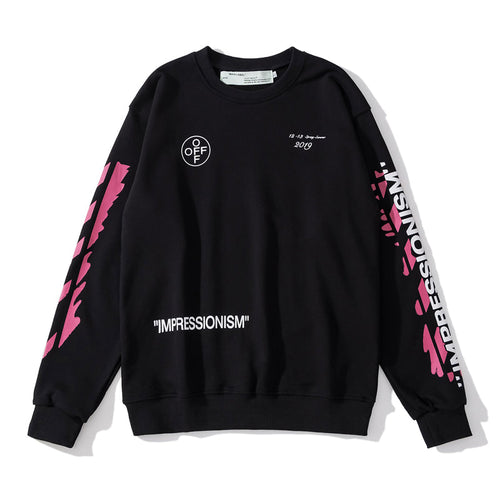 Number Print Crewneck Sweatshirt THOM TREND