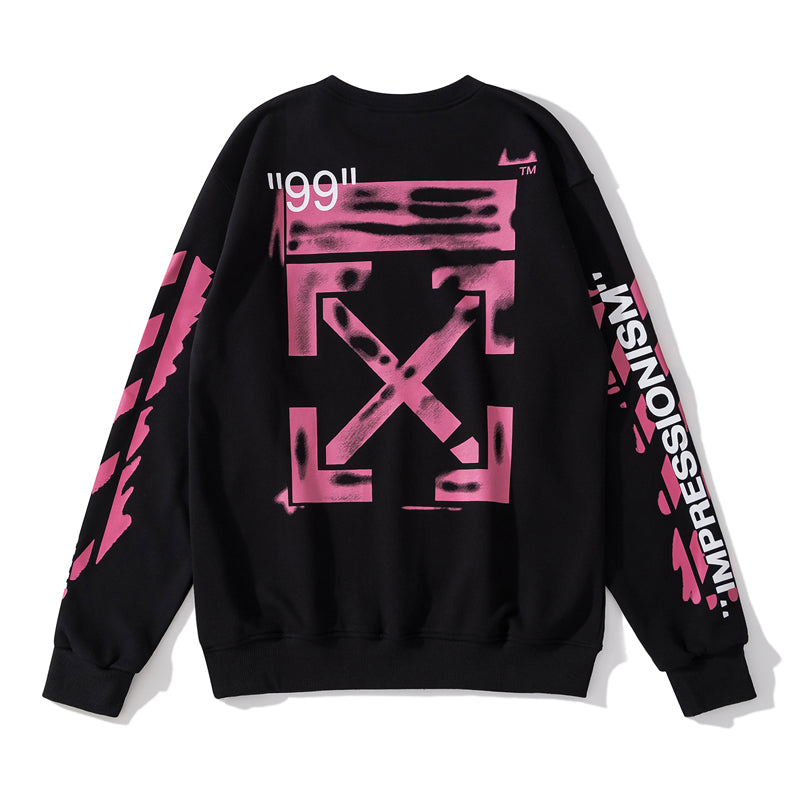 Number Print Crewneck Sweatshirt
