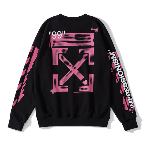 Number Print Crewneck Sweatshirt THOM TREND