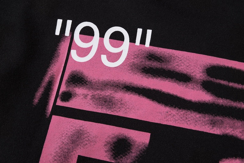 Number Print Crewneck Sweatshirt