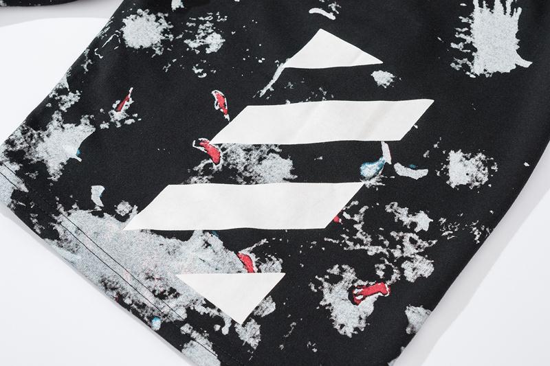 Graphic Print Cotton Shorts