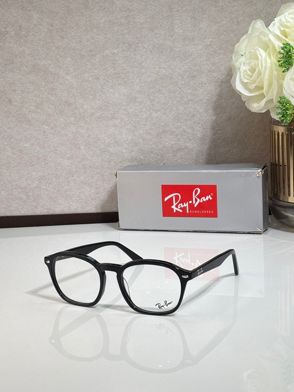 Ray-Ban RB5451 Eyeglasses | Classic Square Frame | Unisex