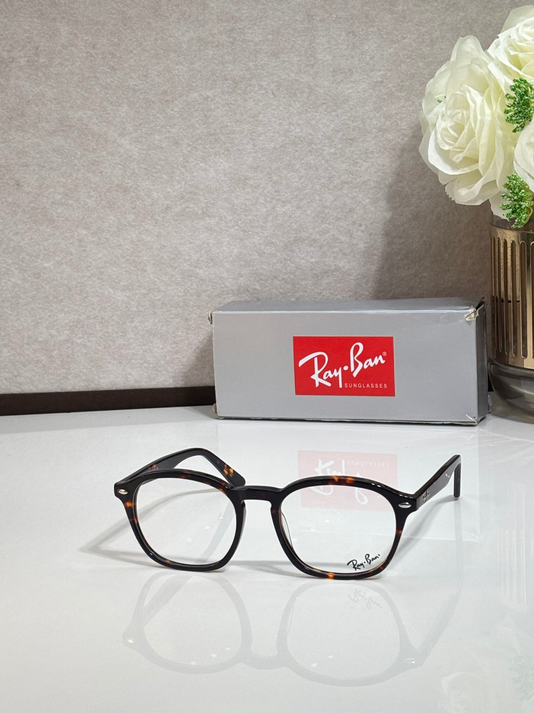 Ray-Ban RB5451 Eyeglasses | Classic Square Frame | Unisex