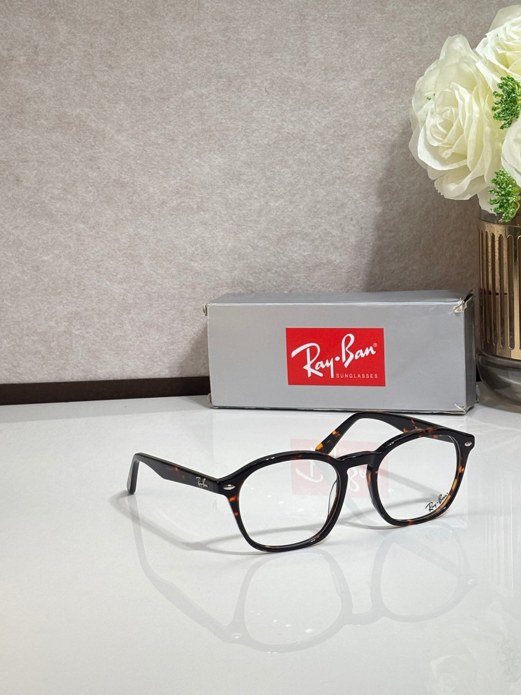 Ray-Ban RB5451 Eyeglasses | Classic Square Frame | Unisex