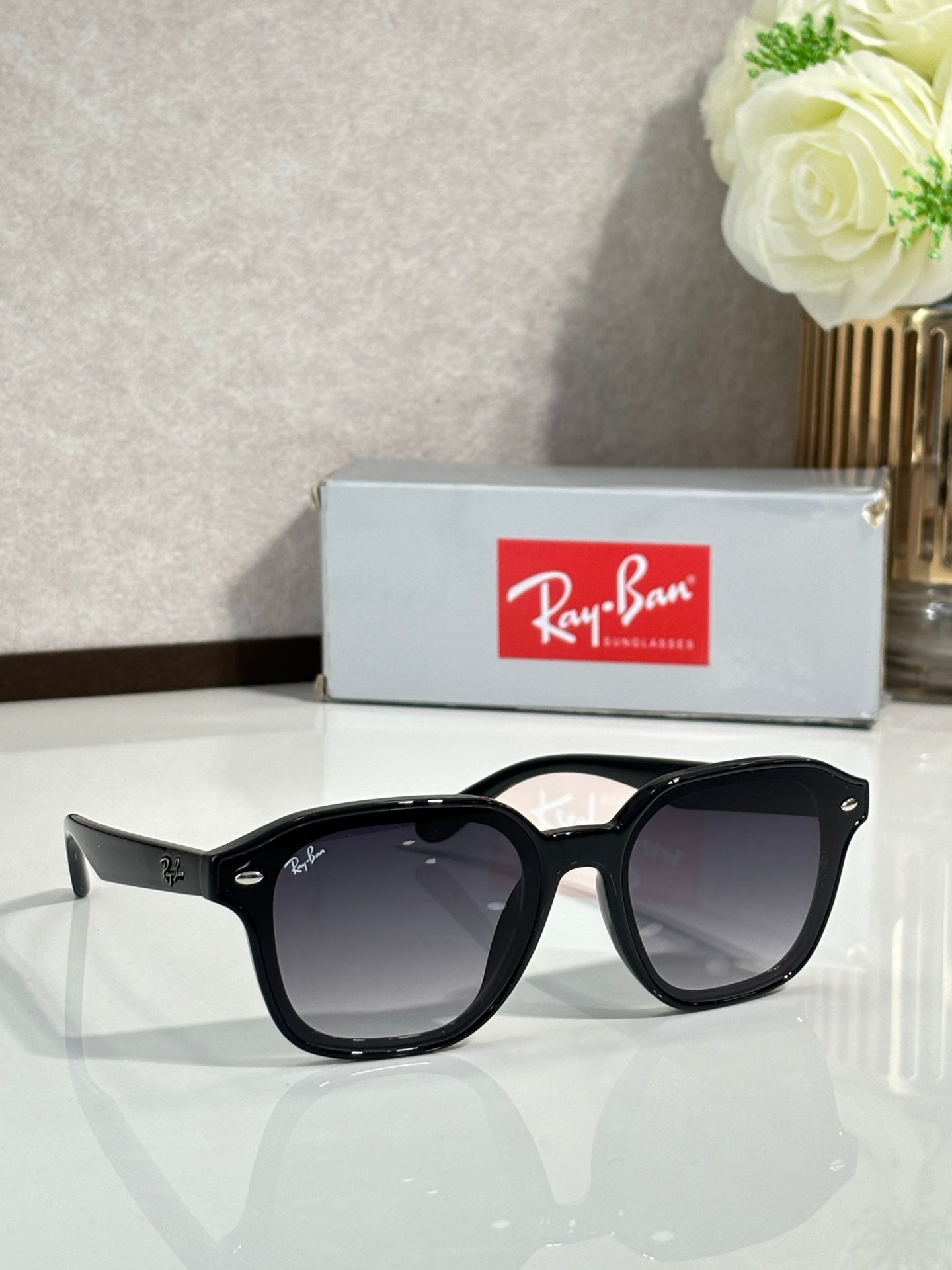 Ray-Ban RB4458D Sunglasses | Classic Square Frame | Unisex