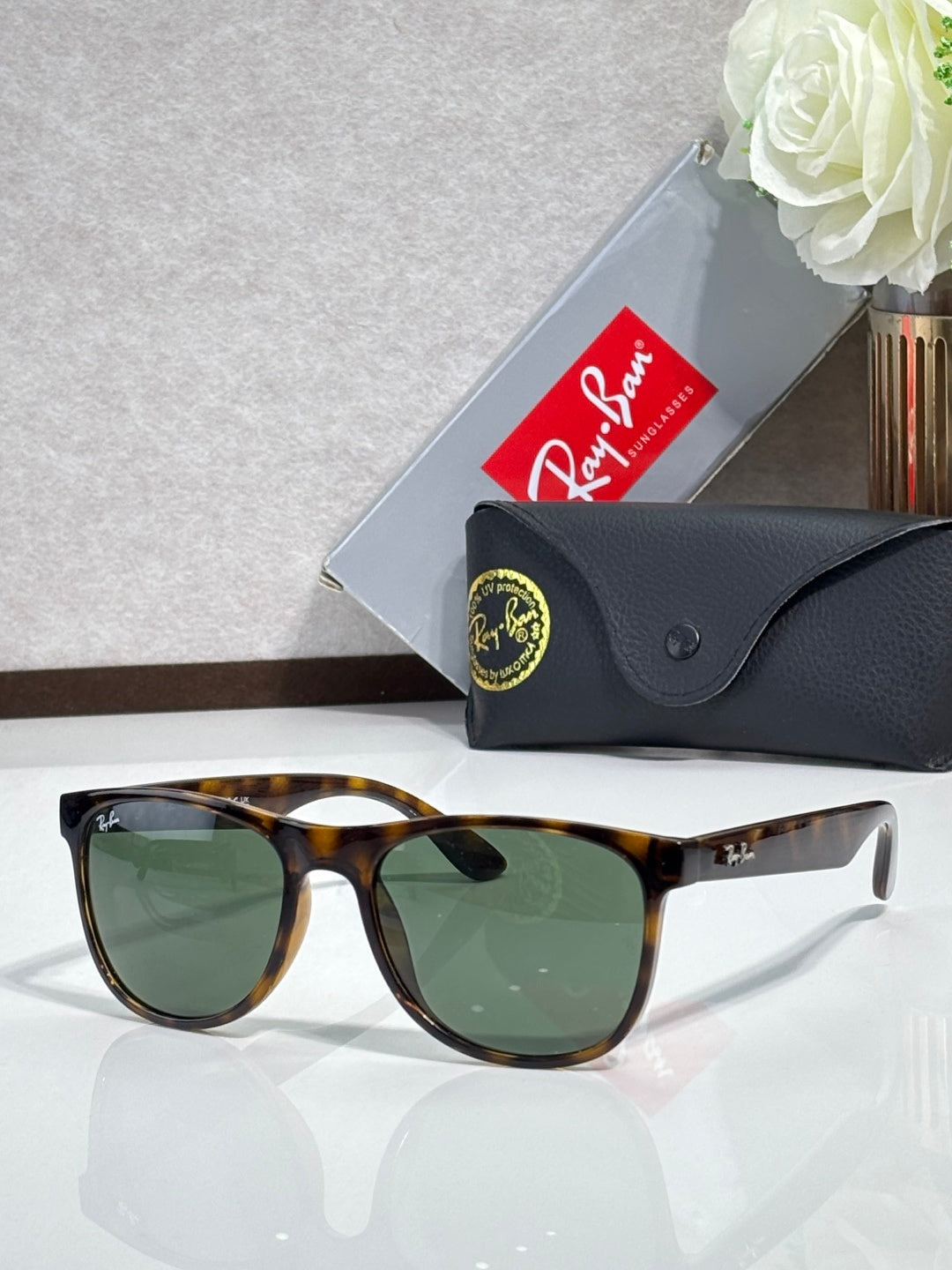 Ray-Ban RB4412 Sunglasses | Classic Square Frame | Unisex