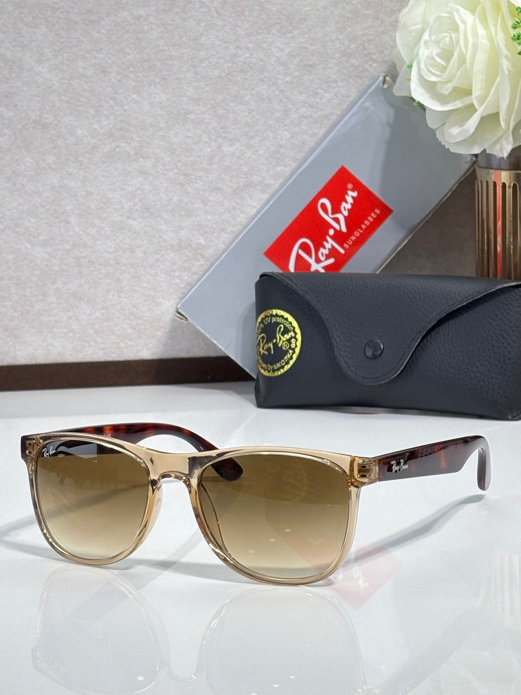 Ray-Ban RB4412 Sunglasses | Classic Square Frame | Unisex