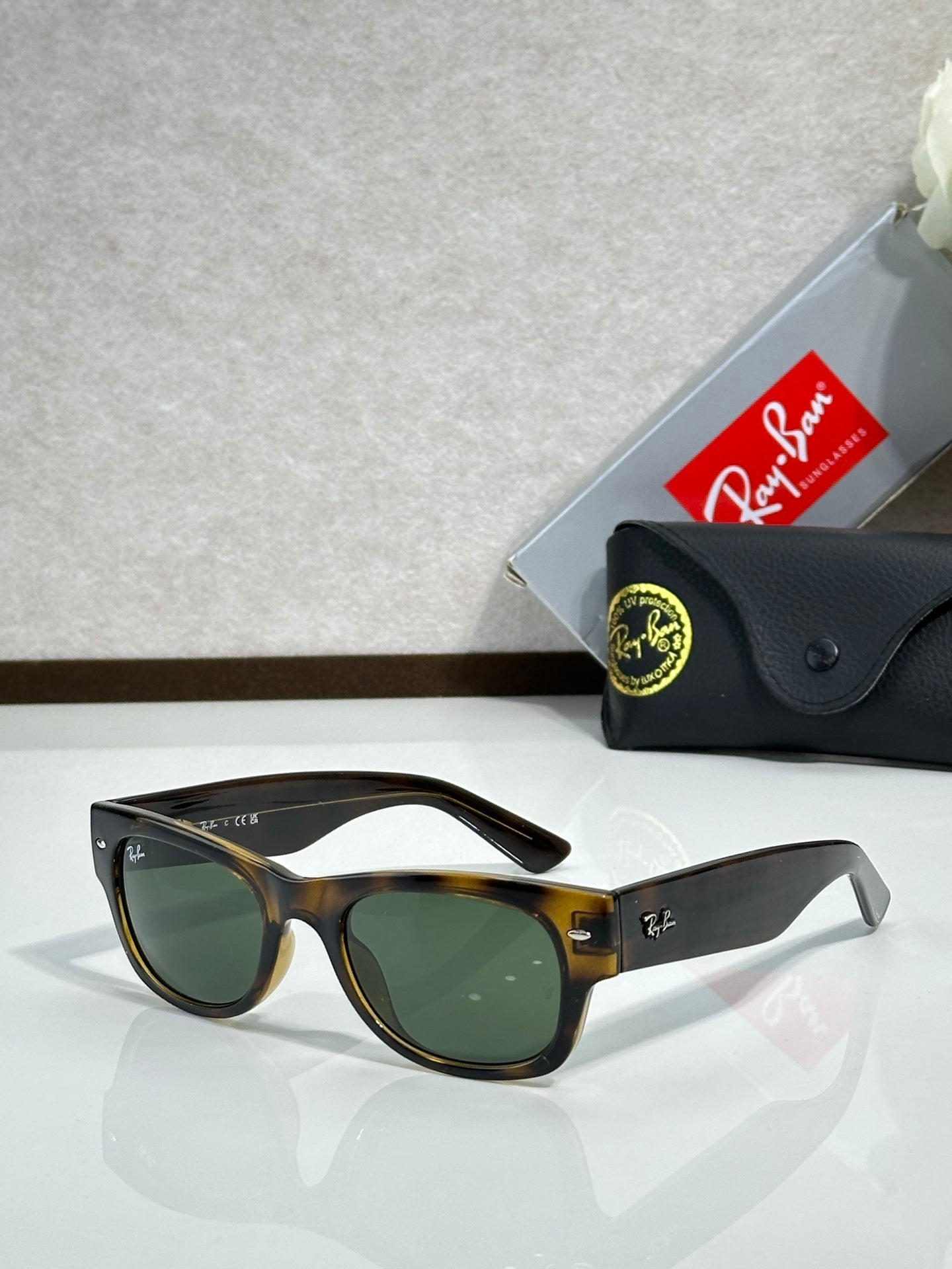 Ray-Ban RB0832 Sunglasses | Classic Square Frame | Unisex