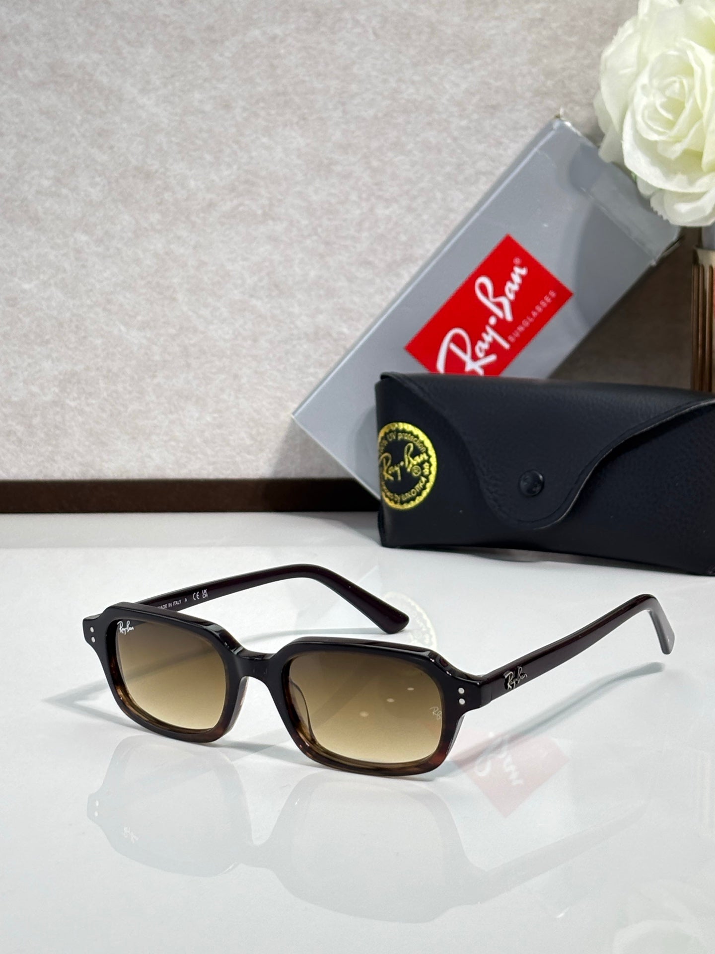 Ray-Ban RB4455 Sunglasses | Classic Square Frame | Unisex