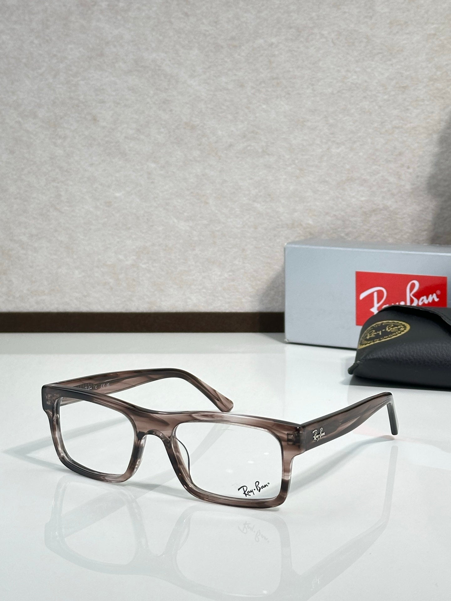 Ray-Ban RB5435 Rectangular Optical Eyeglasses Frame | Lightweight Acetate | Unisex