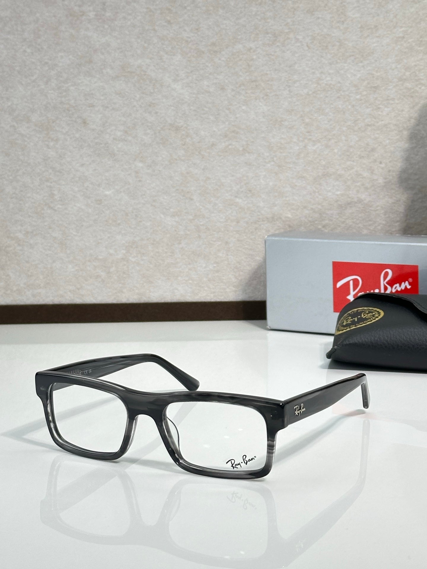 Ray-Ban RB5435 Rectangular Optical Eyeglasses Frame | Lightweight Acetate | Unisex