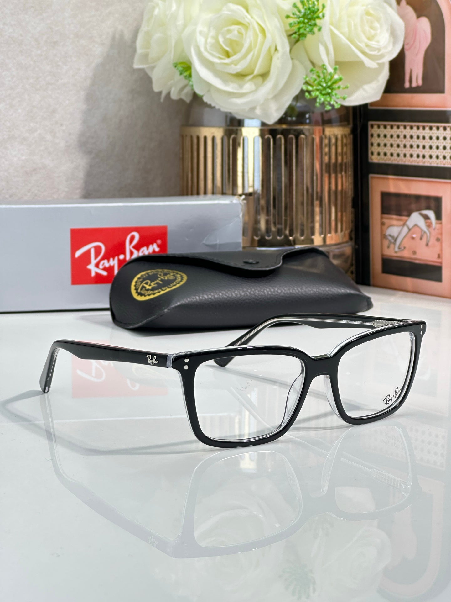 Ray-Ban RB7249 Square Optical Eyeglasses Frame | Lightweight Nylon | Unisex