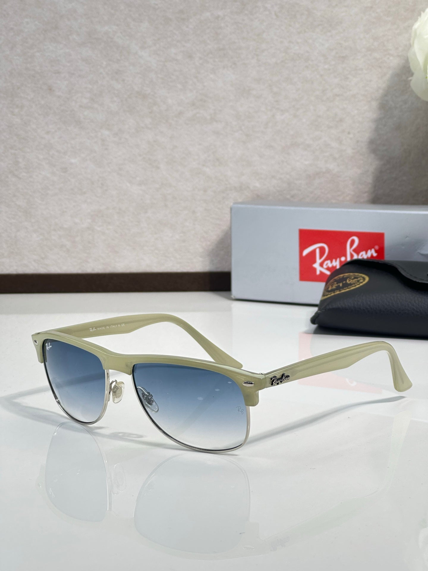 Ray-Ban RB4342 Square Sunglasses | Acetate Frame | UV400 | Unisex