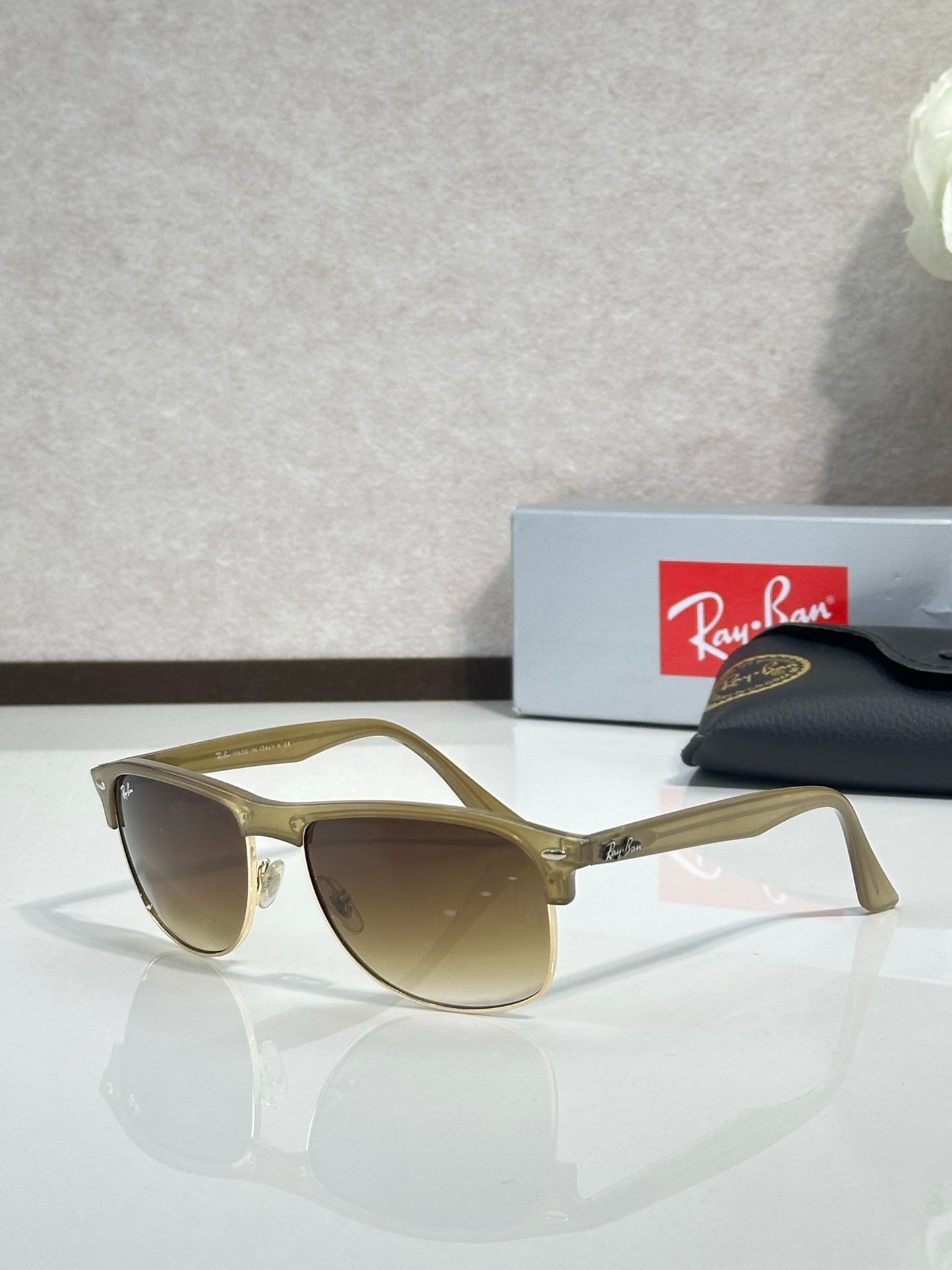 Ray-Ban RB4342 Square Sunglasses | Acetate Frame | UV400 | Unisex