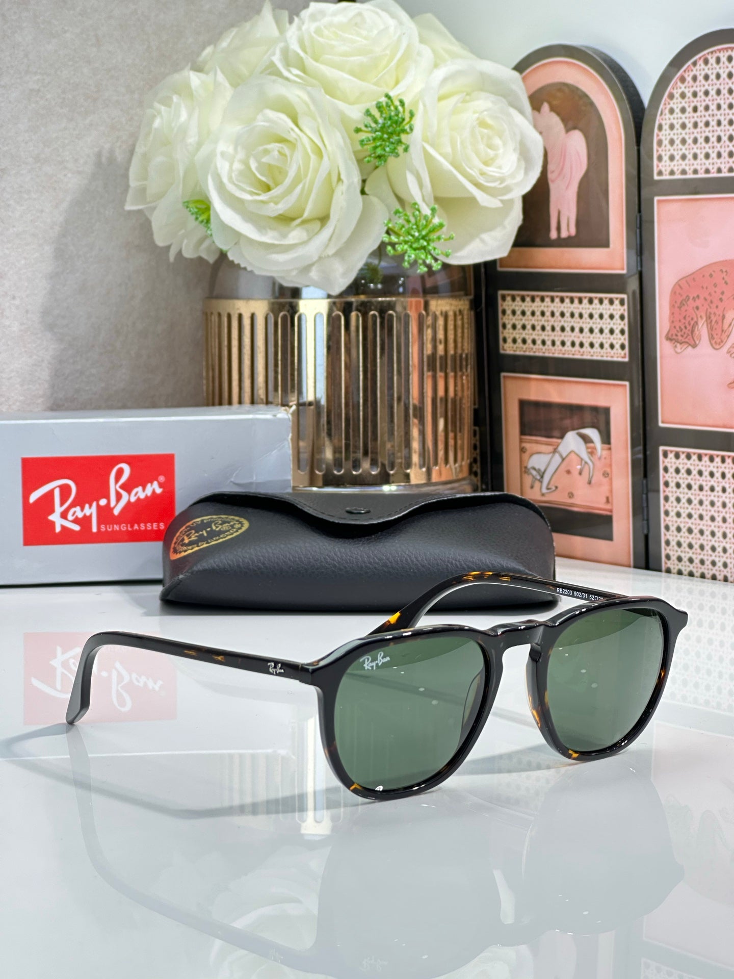 Ray-Ban RB2203 Wayfarer Sunglasses | Acetate Frame | UV400 | Unisex
