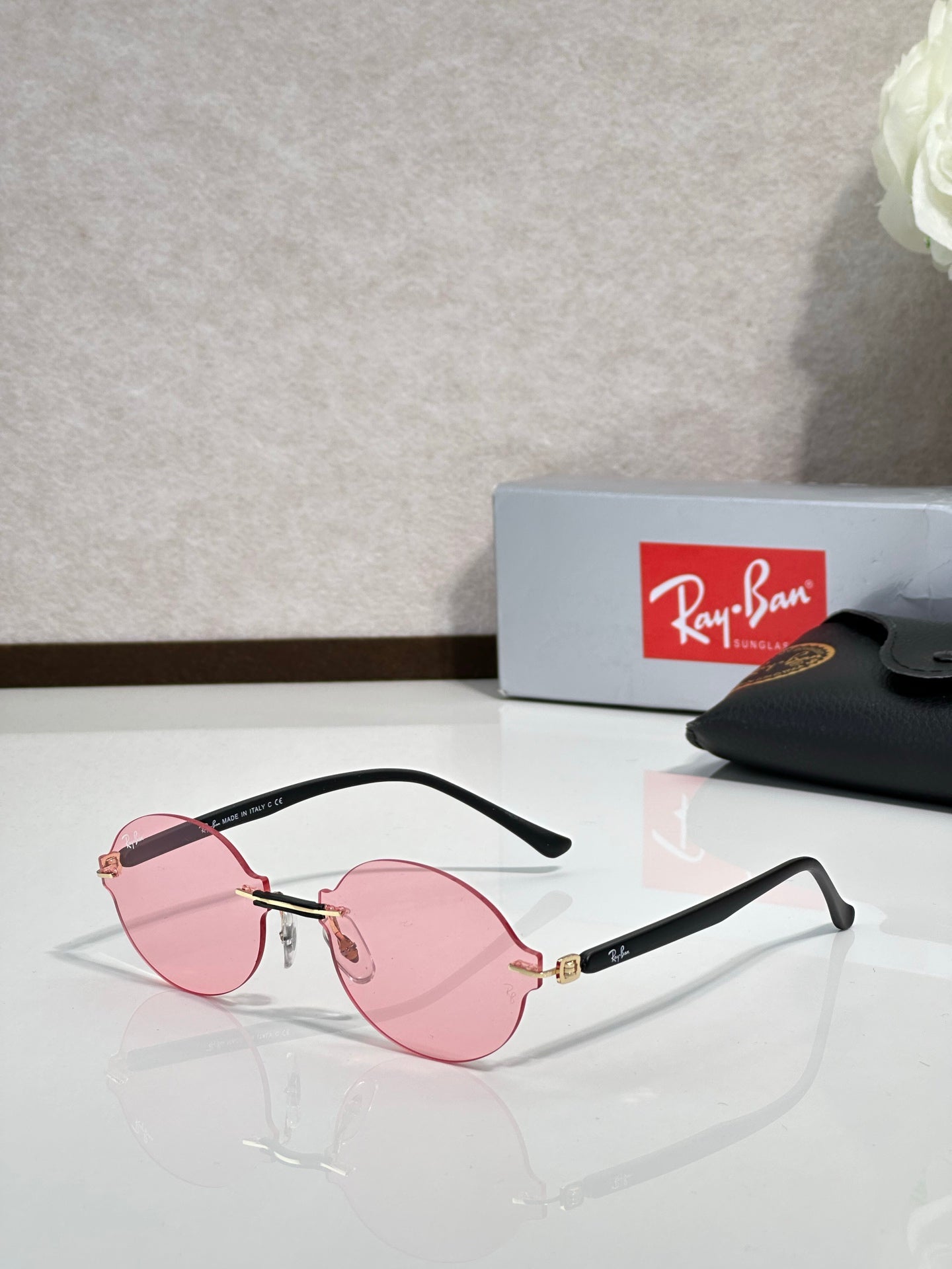 Ray-Ban RB8060 Rectangle Sunglasses | Carbon Fiber Frame | UV400 | Unisex
