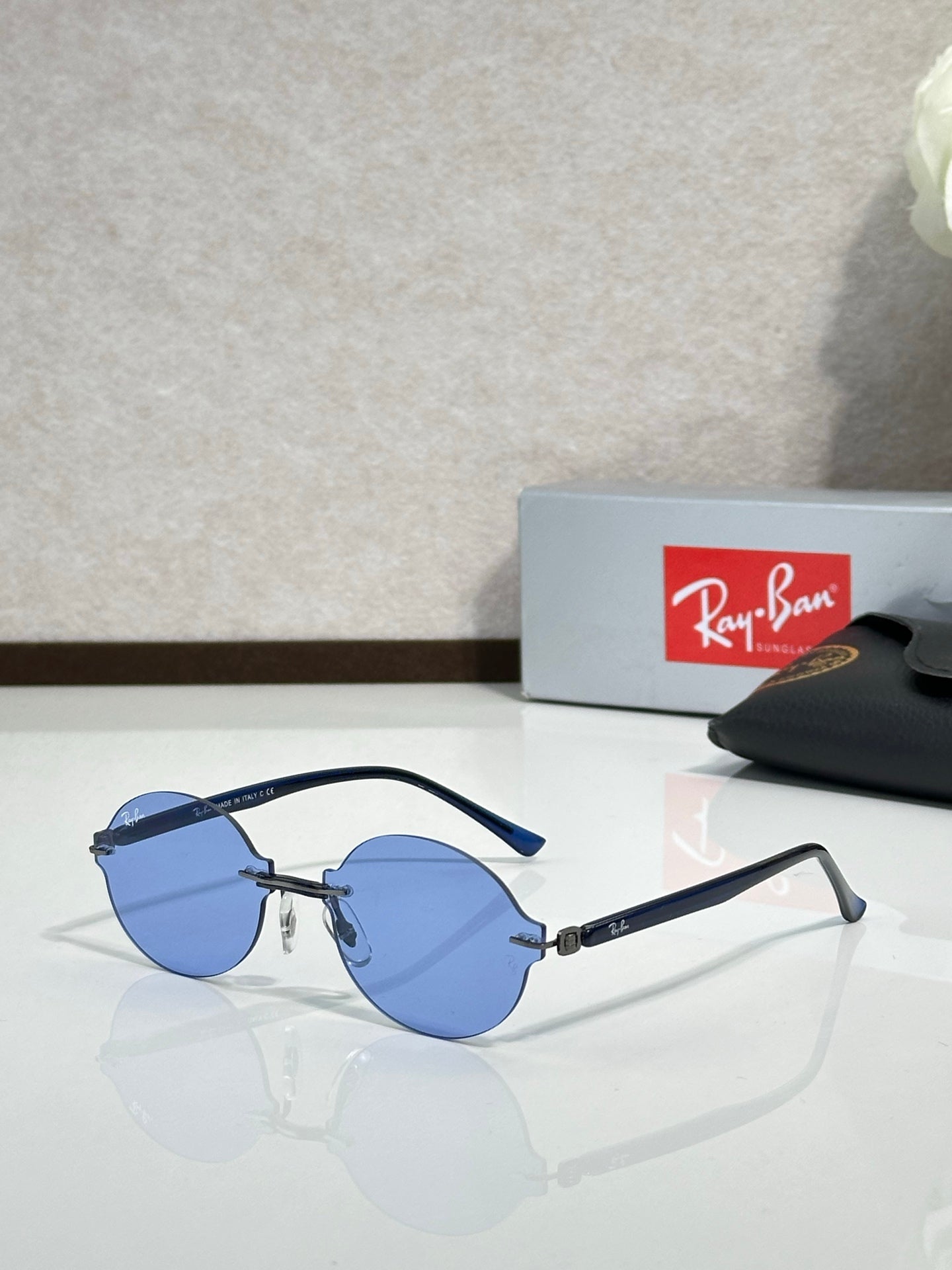 Ray-Ban RB8060 Rectangle Sunglasses | Carbon Fiber Frame | UV400 | Unisex