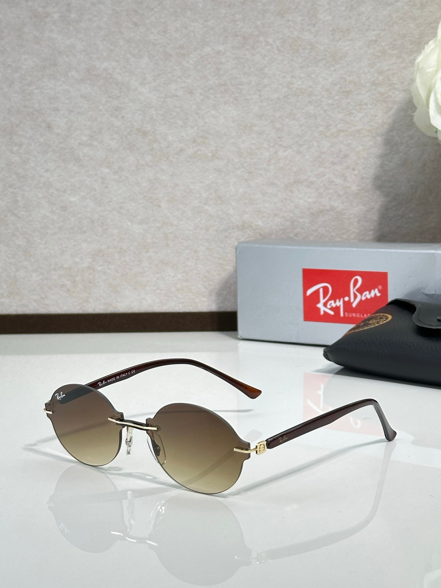 Ray-Ban RB8060 Rectangle Sunglasses | Carbon Fiber Frame | UV400 | Unisex