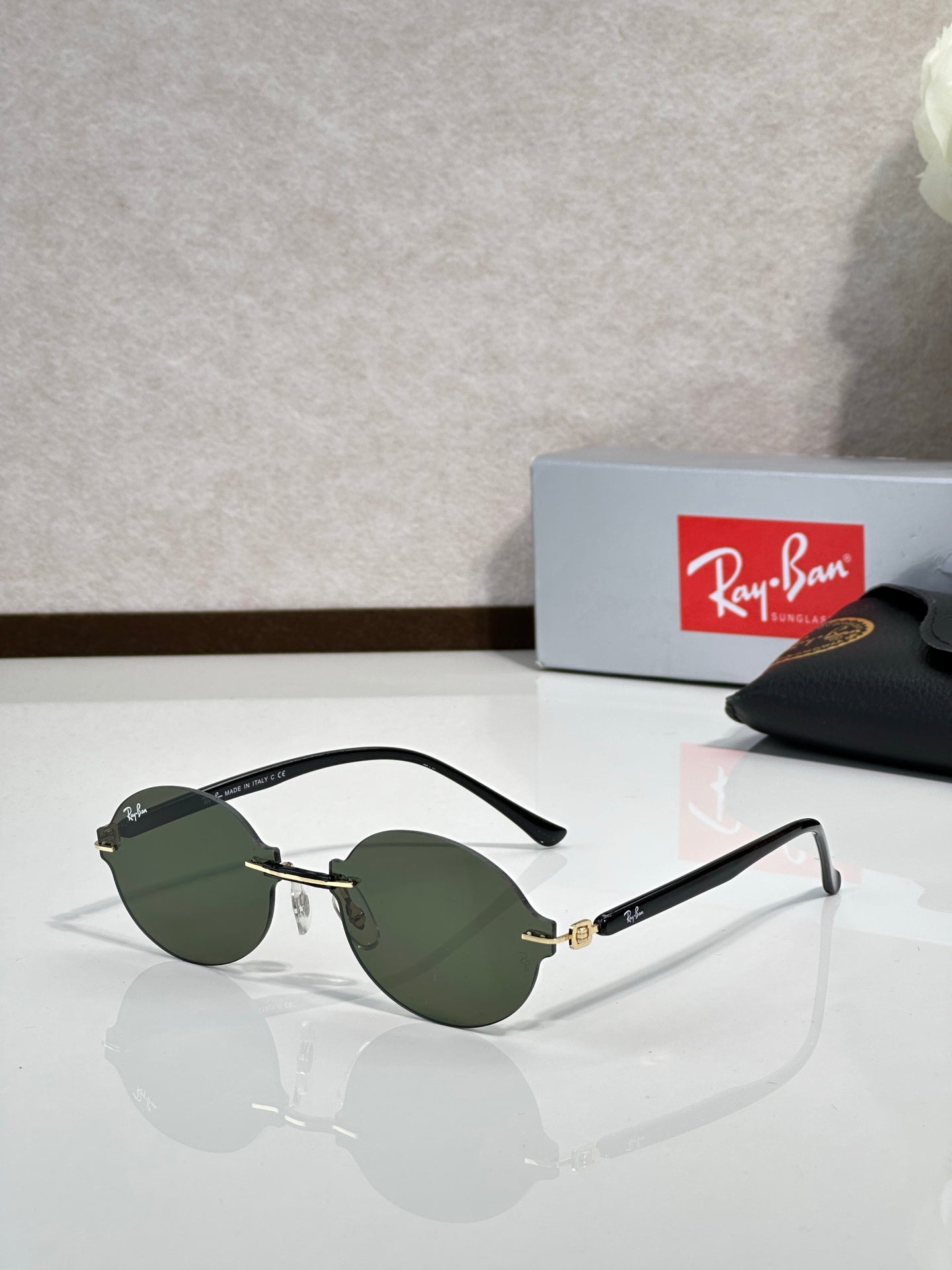 Ray-Ban RB8060 Rectangle Sunglasses | Carbon Fiber Frame | UV400 | Unisex